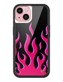 Flames | Black & Red iPhone Case - Aaria Tees Aaria Tees