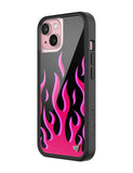 Flames | Black & Red iPhone Case - Aaria Tees Aaria Tees