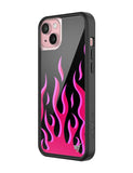 Flames | Black & Red iPhone Case - Aaria Tees Aaria Tees