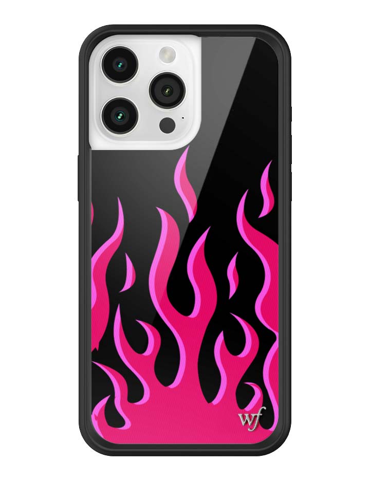 Flames | Black & Red iPhone Case - Aaria Tees Aaria Tees