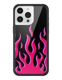 Flames | Black & Red iPhone Case - Aaria Tees Aaria Tees