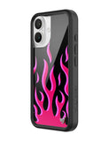 Flames | Black & Red iPhone Case - Aaria Tees Aaria Tees