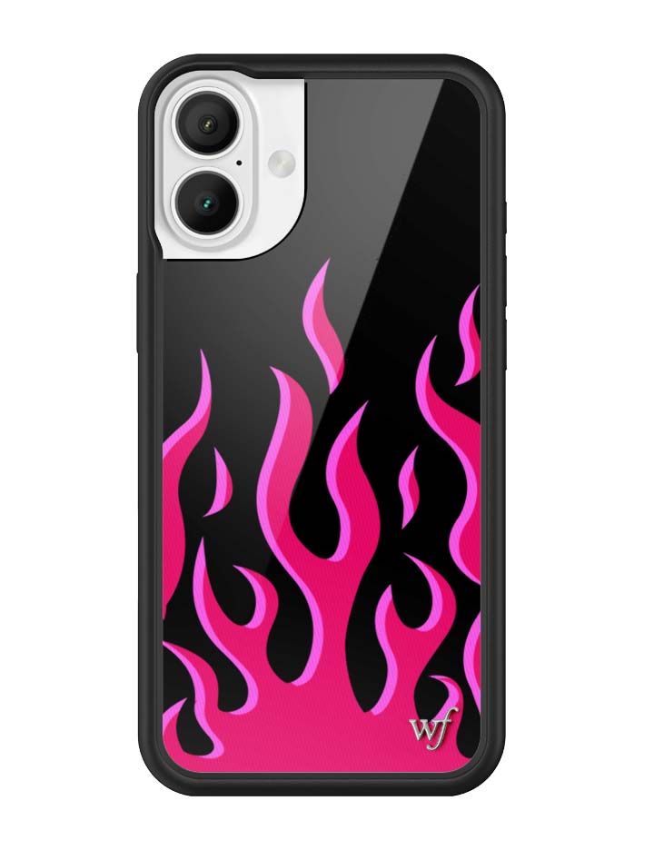 Flames | Black & Red iPhone Case - Aaria Tees Aaria Tees