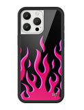 Flames | Black & Red iPhone Case - Aaria Tees Aaria Tees