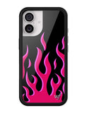 Flames | Black & Red iPhone Case - Aaria Tees Aaria Tees