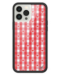 Gingham Hearts | Red iPhone Case - Aaria Tees Aaria Tees
