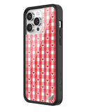 Gingham Hearts | Red iPhone Case - Aaria Tees Aaria Tees
