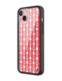 Gingham Hearts | Red iPhone Case - Aaria Tees Aaria Tees