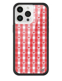 Gingham Hearts | Red iPhone Case - Aaria Tees Aaria Tees