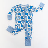 Baby Bamboo Zippered Romper Aaria Tees