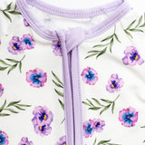 Baby Bamboo Zippered Romper Aaria Tees