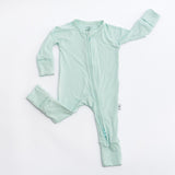 Baby Bamboo Zippered Romper Aaria Tees