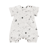 short sleeve romper | celestial - Aaria Tees Aaria Tees
