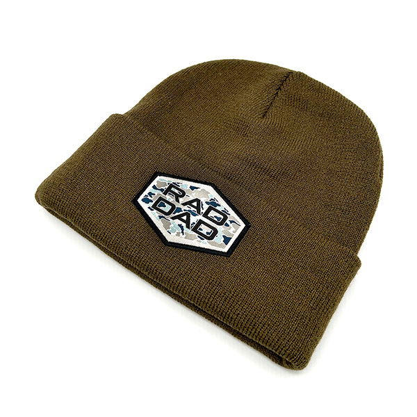 Rad Dad Beanie Woven Patch Beanie - Aaria Tees