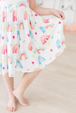 Radiant Rainbows Tank Twirl Dress - Aaria Tees Aaria Tees