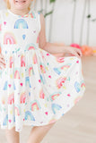 Radiant Rainbows Tank Twirl Dress - Aaria Tees Aaria Tees