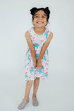 Rainbow Meadows Tank Twirl Dress - Aaria Tees Aaria Tees
