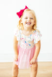Rainbow Vibes S/S Twirl Leotard - Aaria Tees Aaria Tees