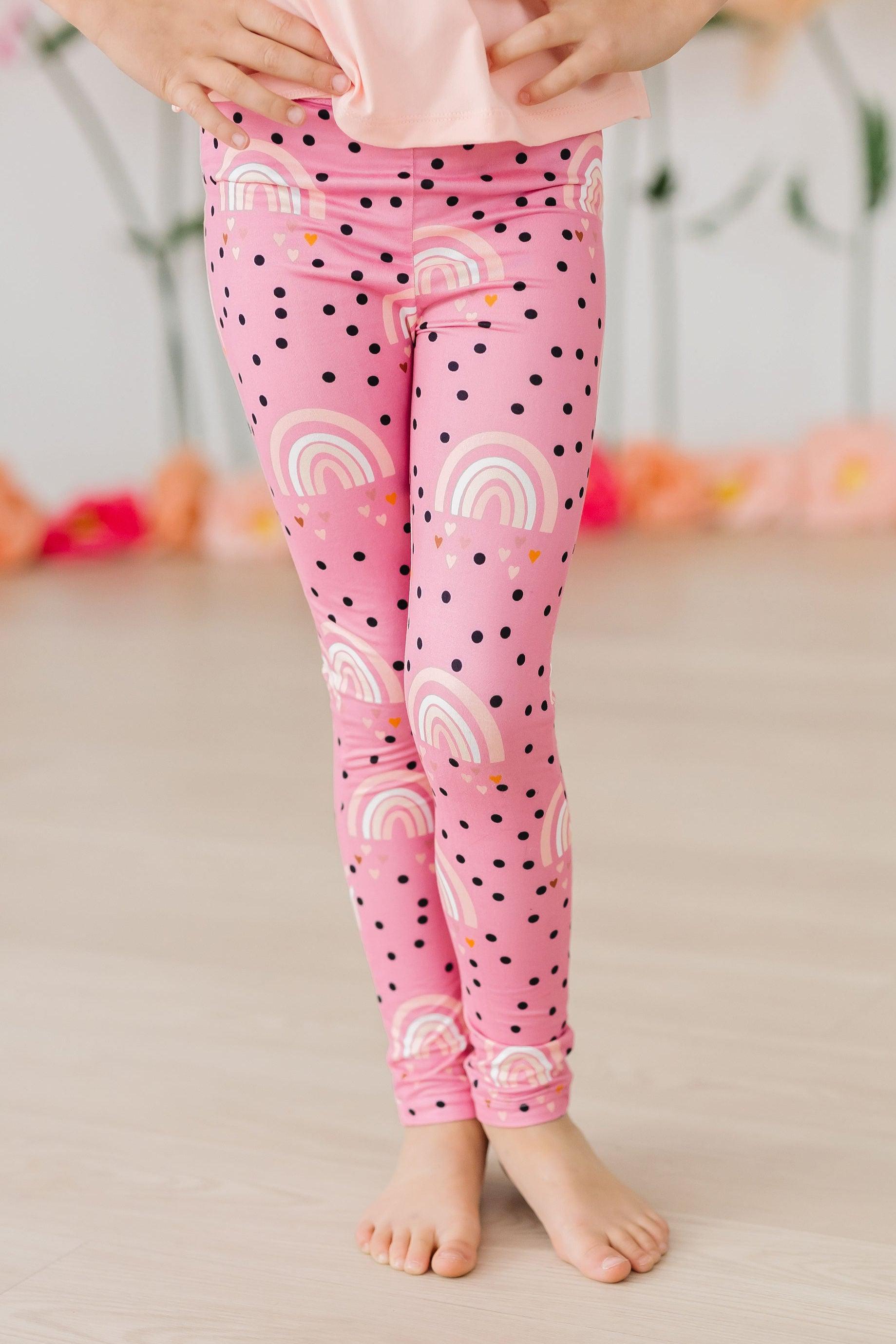 Rainbow Wishes Leggings - Aaria Tees Aaria Tees