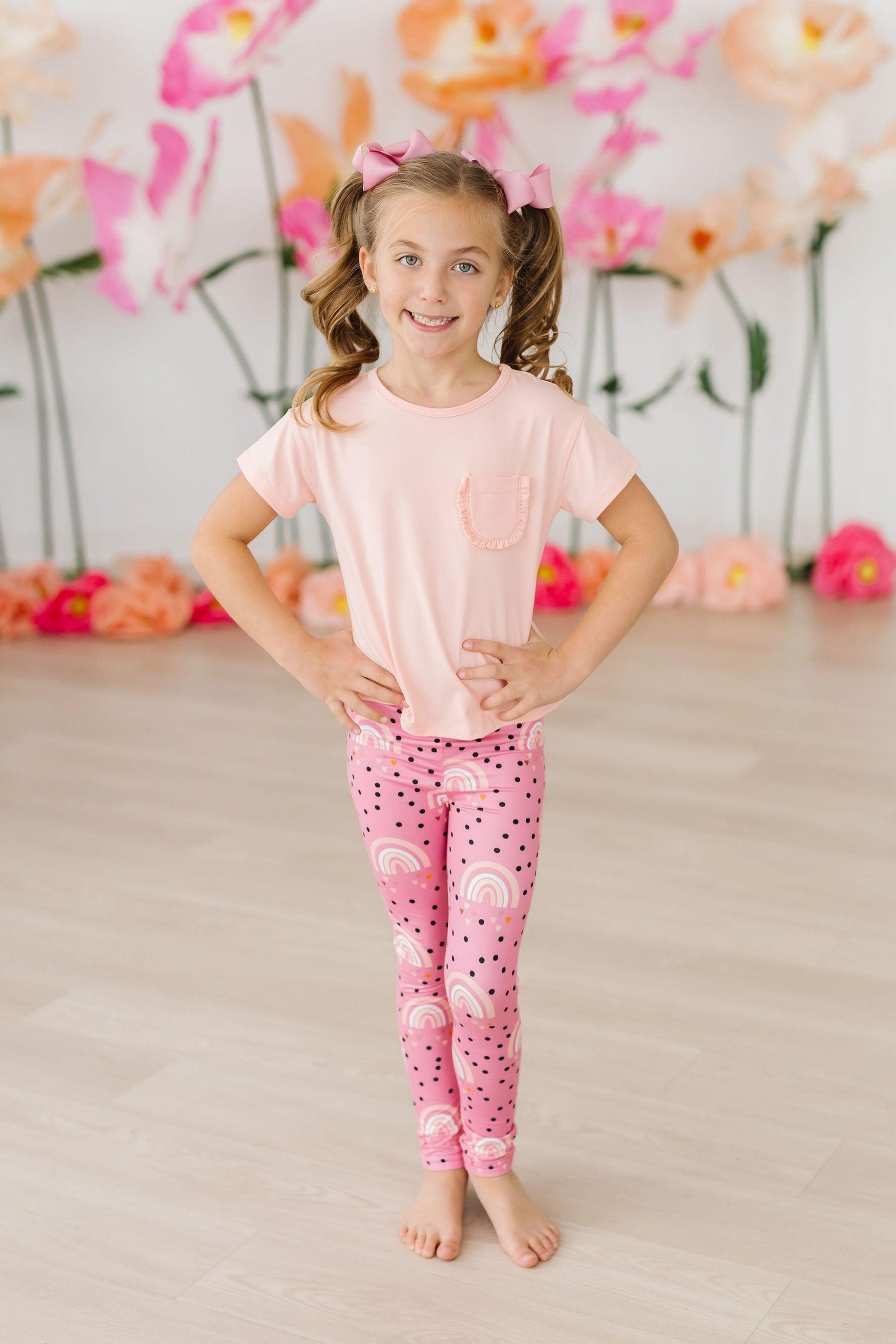 Rainbow Wishes Leggings - Aaria Tees Aaria Tees