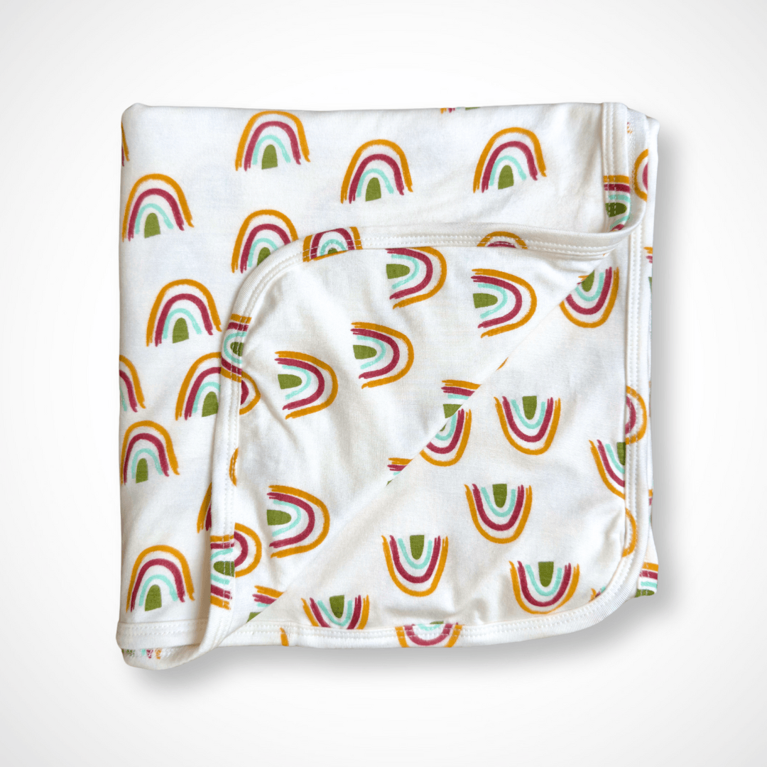 Rainbow Blanket | Bamboo - Aaria Tees Aaria Tees