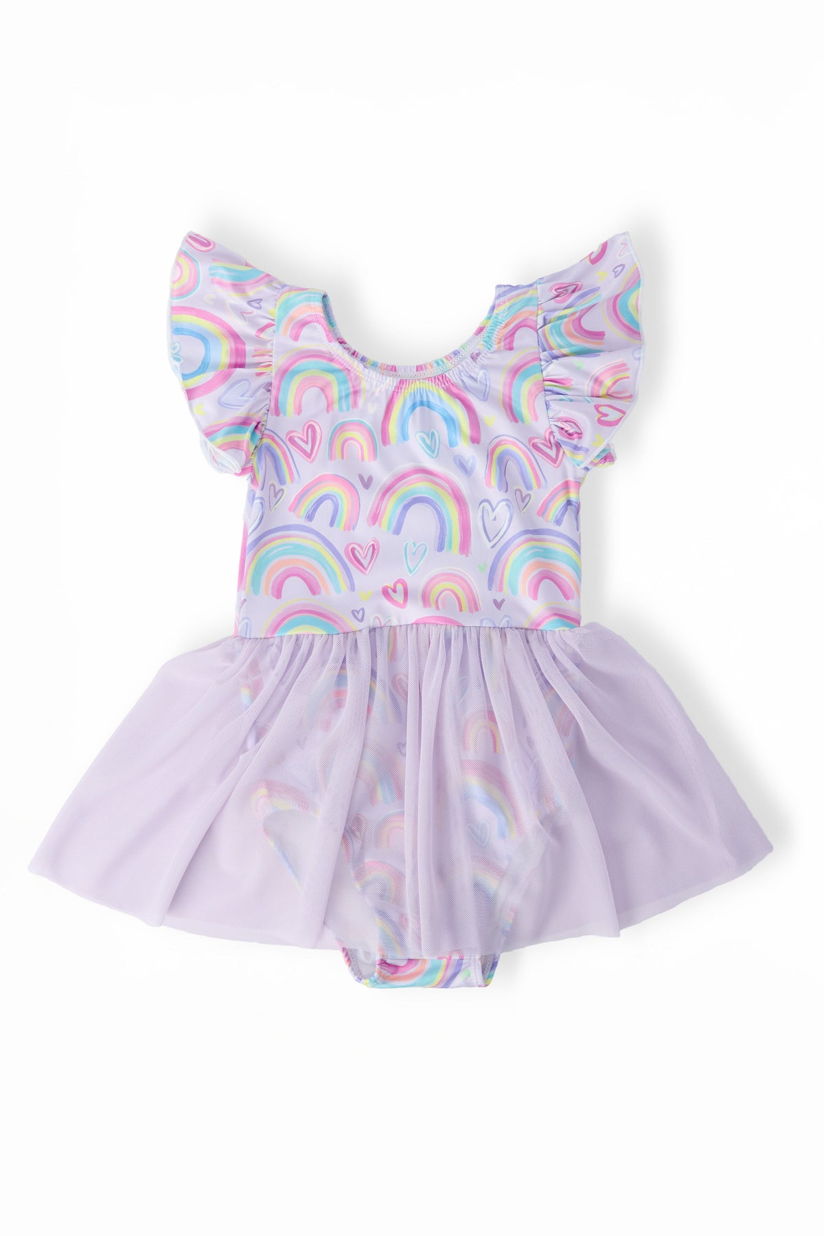Rainbow Dreams S/S Twirl Leotard - Aaria Tees