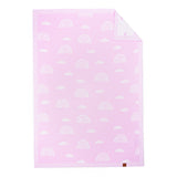 Rainbow Lilac Jacquard Knit Baby Blanket - Aaria Tees Aaria Tees
