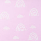 Rainbow Lilac Jacquard Knit Baby Blanket - Aaria Tees Aaria Tees