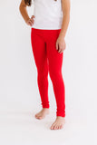 Red Leggings - Aaria Tees Aaria Tees
