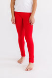 Red Leggings - Aaria Tees Aaria Tees