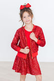 Red Sequin Jacket - Aaria Tees Aaria Tees