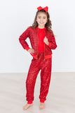 Red Sequin Joggers - Aaria Tees Aaria Tees