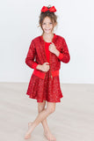 Red Sequin Twirl Skort - Aaria Tees Aaria Tees