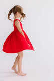 Red Tank Pocket Twirl Dress - Aaria Tees Aaria Tees