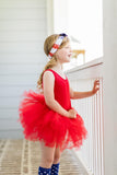 Red Tank Tutu Leotard - Aaria Tees Aaria Tees