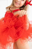 Red Tank Tutu Leotard - Aaria Tees Aaria Tees