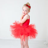 Red Tank Tutu Leotard - Aaria Tees Aaria Tees