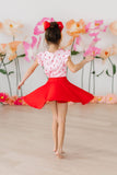 Red Twirl Skort - Aaria Tees Aaria Tees