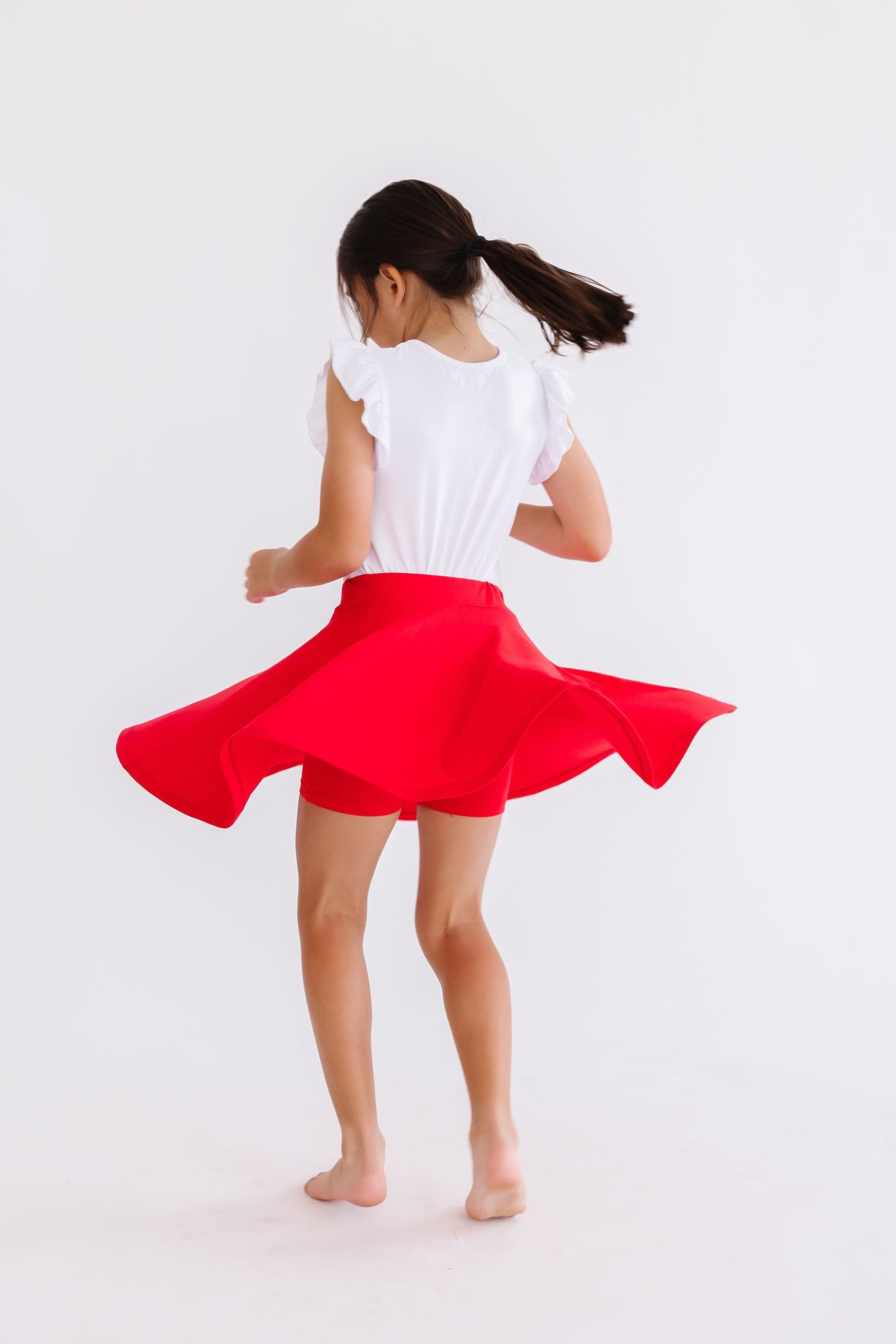 Red Twirl Skort - Aaria Tees Aaria Tees
