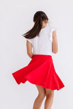 Red Twirl Skort - Aaria Tees Aaria Tees
