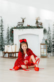 Red Velvet Sequin Jacket - Aaria Tees Aaria Tees