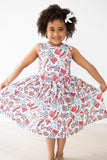 Red, White & BBQ Tank Twirl Dress - Aaria Tees Aaria Tees