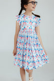 Red, White & Bows Flutter Sleeve Twirl Dress - Aaria Tees Aaria Tees