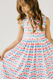 Red, White & Cute Tank Twirl Dress - Aaria Tees Aaria Tees