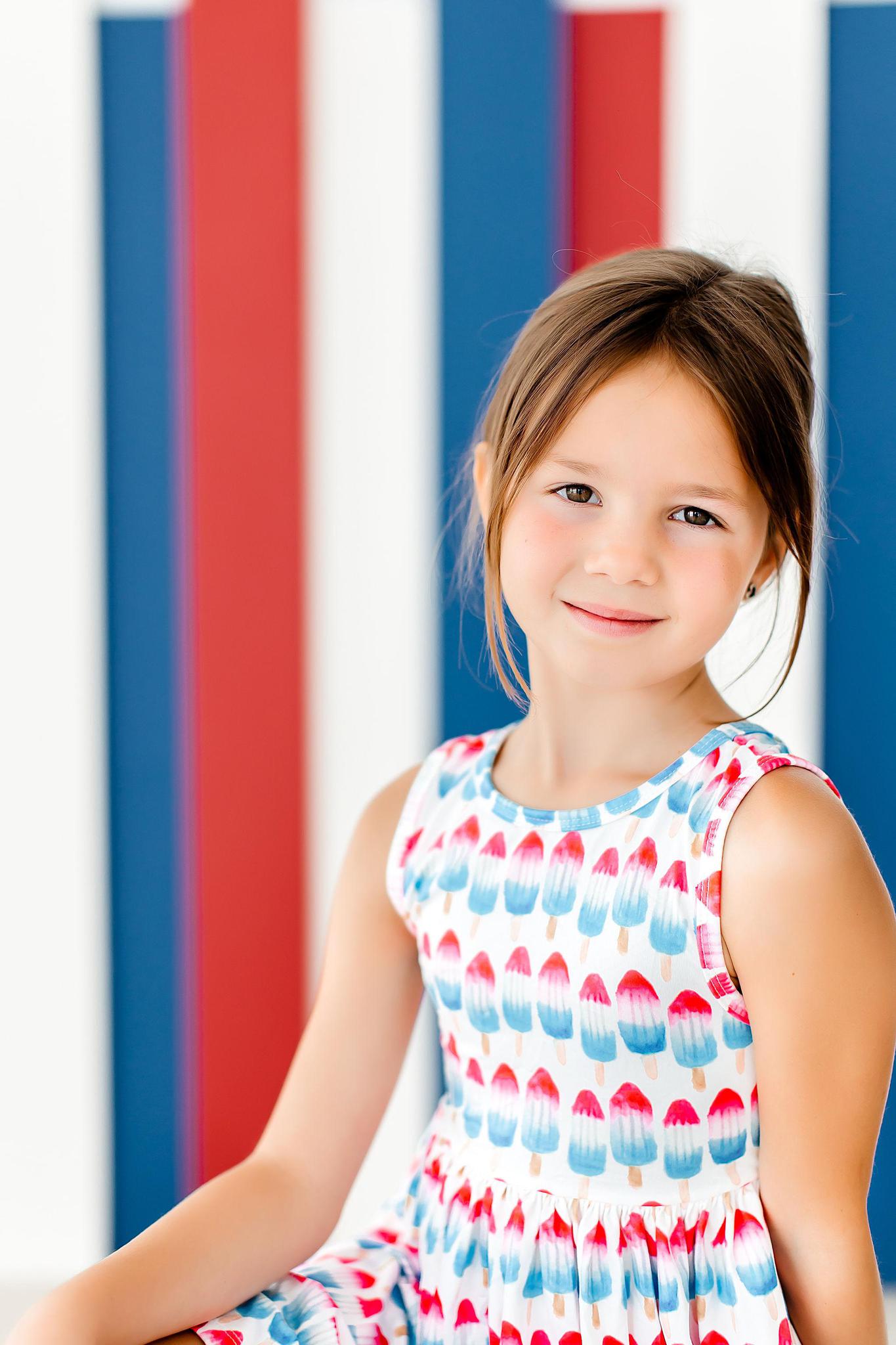 Red, White & Cute Tank Twirl Dress - Aaria Tees Aaria Tees