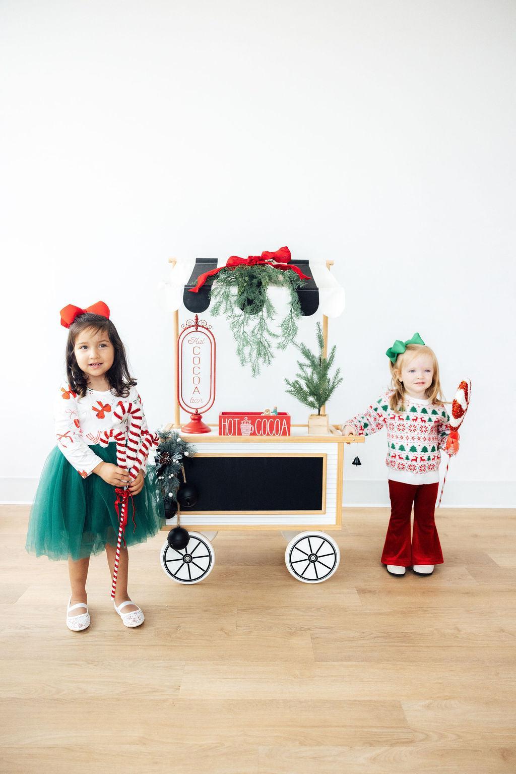 Christmas Cutie L/S Tutu Dress - Aaria Tees Aaria Tees