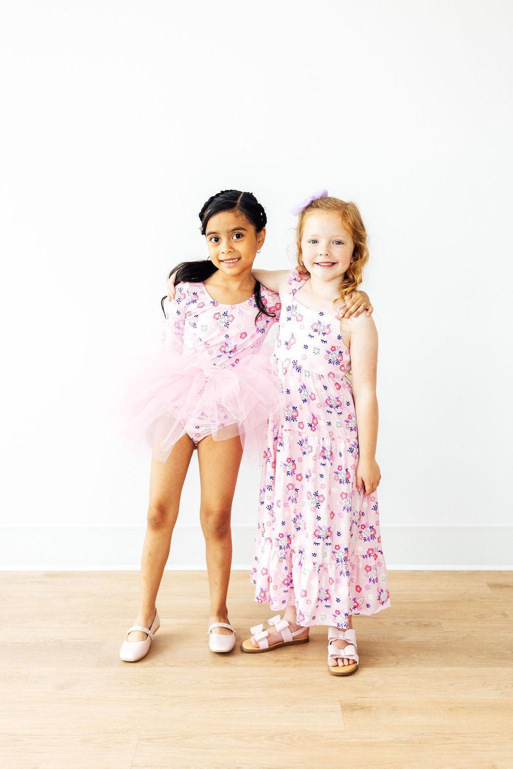 Retro Daydream Ruffle Maxi Dress - Aaria Tees Aaria Tees