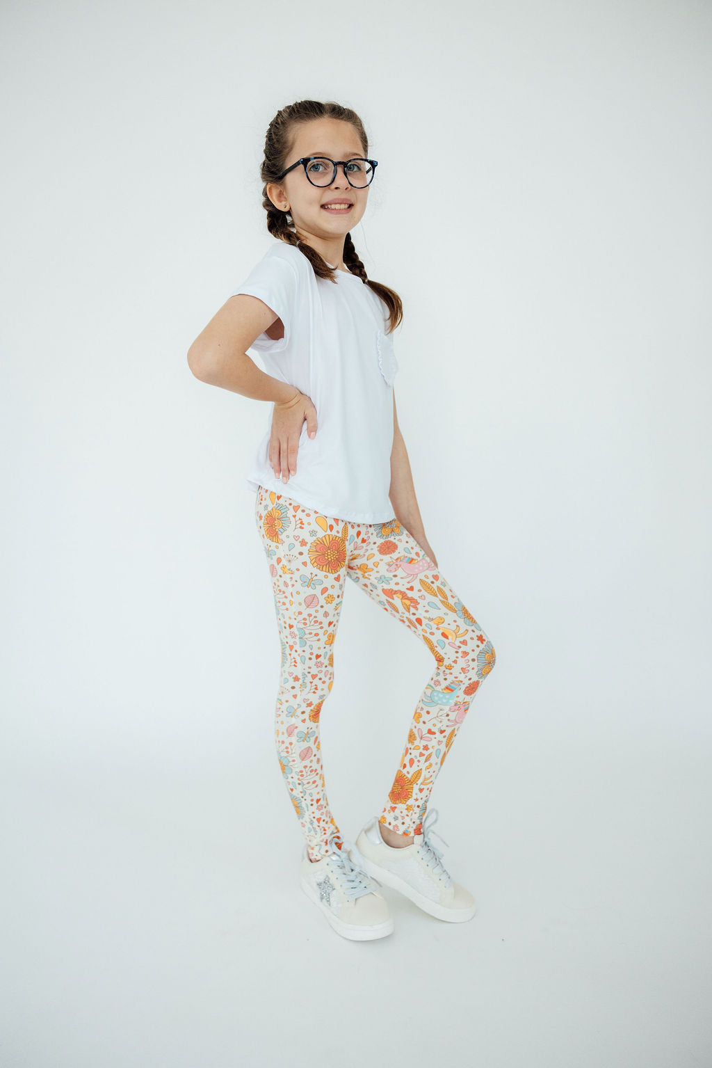Retro Unicorns Leggings - Aaria Tees Aaria Tees