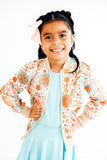 Retro Unicorns Satin Jacket - Aaria Tees Aaria Tees