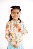 Retro Unicorns Satin Jacket - Aaria Tees Aaria Tees